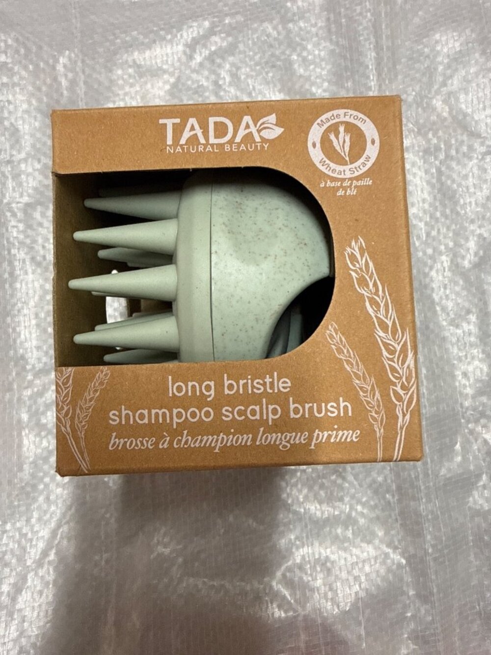 TADA Natural Beauty Shampoo Scalp Brush – Soft Silicone Eco Friendly New in Box